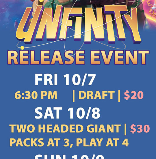 Unfinity release event