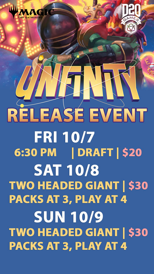 Unfinity release event